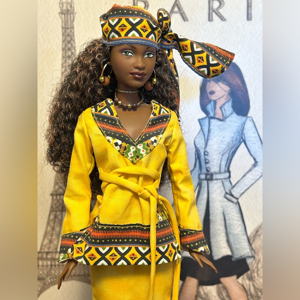 Kwanza Festivals of the World Barbie - Picture 8 of 8